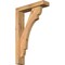 Ekena Millwork Olympic Block Smooth Bracket w/ Offset Brace, Western Red Cedar, 3 1/2"W x 14"D x 22"H BKT0402X14X22OLY05SWR - alternate 1